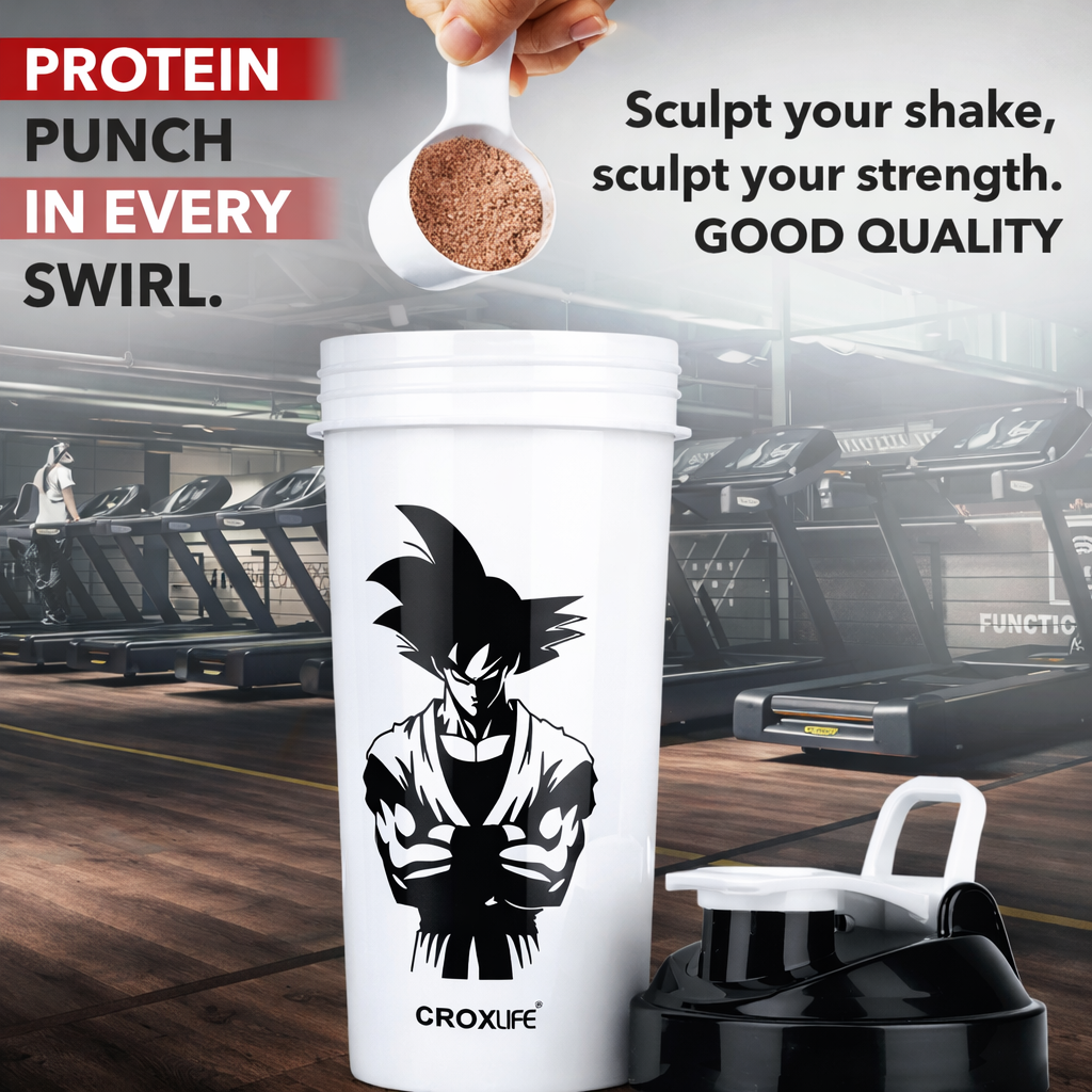 Coreflex Anime Workout Shaker 600ml - Protein Shaker for Gym